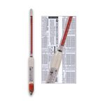 Αλκοολόμετρο 0-100% με θερμόμετρο