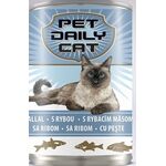 ΚΟΝΣΕΡΒΑ ΓΙΑ ΓΑΤΕΣ ΜΕ ΨΑΡΙ PET DAILY CAT FISH 415gr
