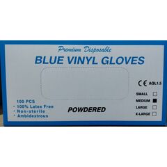 Βινυλίου ΜΠΛΕ με Πούδρα