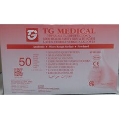 Χειρουργικά LATEX, TOP GLOVE Μαλαισίας Με πούδρα ENW