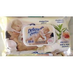 Μωρομάντηλα 72τμχ DELUXE (aloe vera &milk&honey extracts) provitam