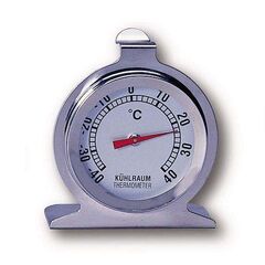 Θερμόμετρο ψυγείου μεταλλικό με δείκτη