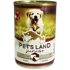 ΚΟΝΣΕΡΒΑ PET'S LAND DOG JUNIOR 415gr