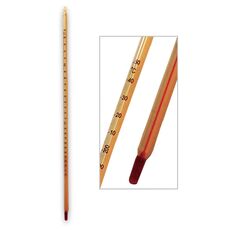 Θερμόμετρο χημικό Red liquid -10+250°C