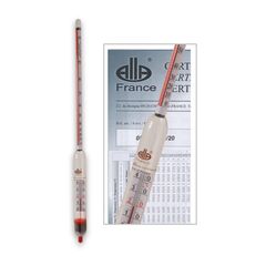 Αλκοολόμετρο με θερμόμετρο 0-100% Serial Number – Cert