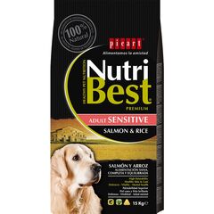 ΚΡΟΚΕΤΑ ΣΚΥΛΟΥ NUTRIBEST ΣΟΛΩΜ. SENSITIVE 15 KG