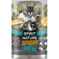 ΚΟΝΣΕΡΒΑ SPIRIT OF NATURE CAT JUNIOR 415gr