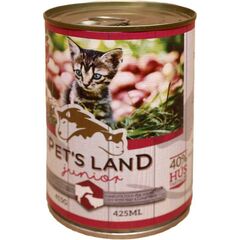 ΚΟΝΣΕΡΒΑ PET'S LAND CAT JUNIOR 415gr