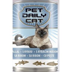 ΚΟΝΣΕΡΒΑ ΓΙΑ ΓΑΤΕΣ ΜΕ ΨΑΡΙ PET DAILY CAT FISH 415gr