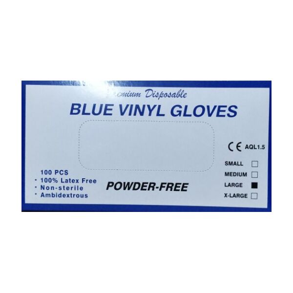 Βινυλίου Μπλε Χωρίς Πούδρα