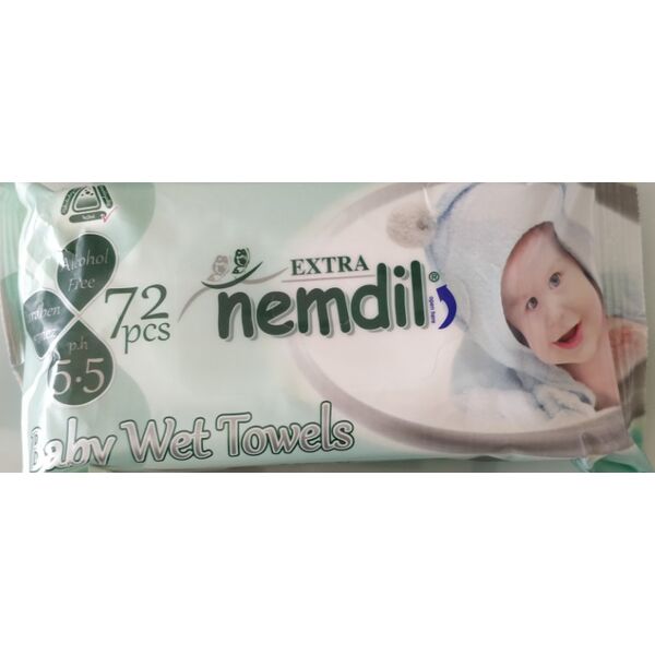 Μωρομάντηλα 72τμχ ALOE VERA