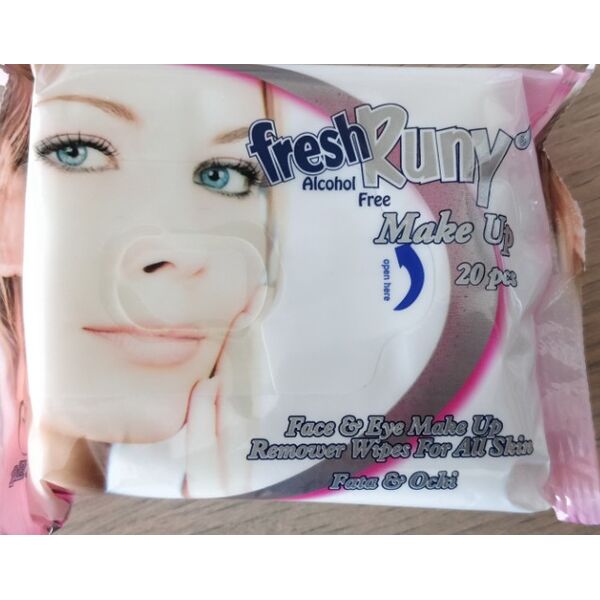 Μαντηλάκια ματιών 20τμχ. free alcohol ματιών και π�