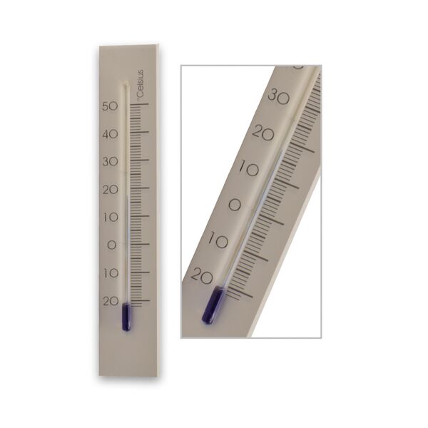 Θερμόμετρο τοίχου ξύλινο -20+50°C 15cm