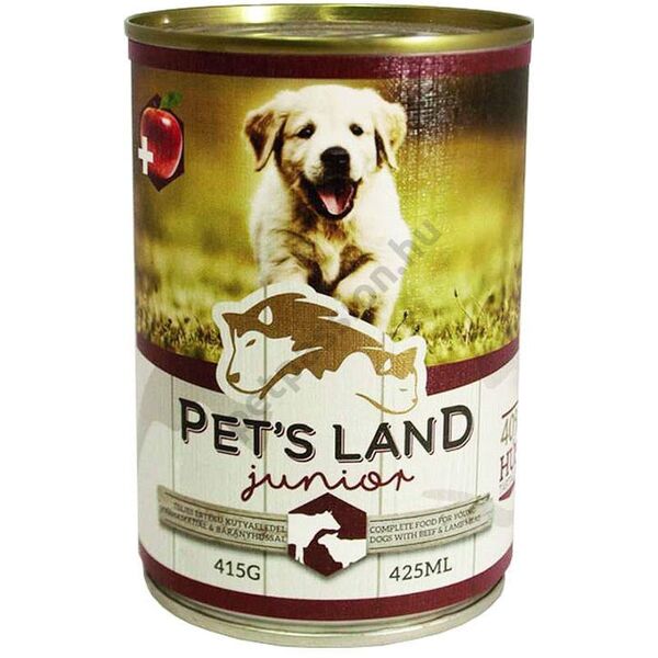 ΚΟΝΣΕΡΒΑ PET'S LAND DOG JUNIOR 415gr