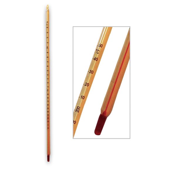 Θερμόμετρο χημικό Red liquid -10+250°C