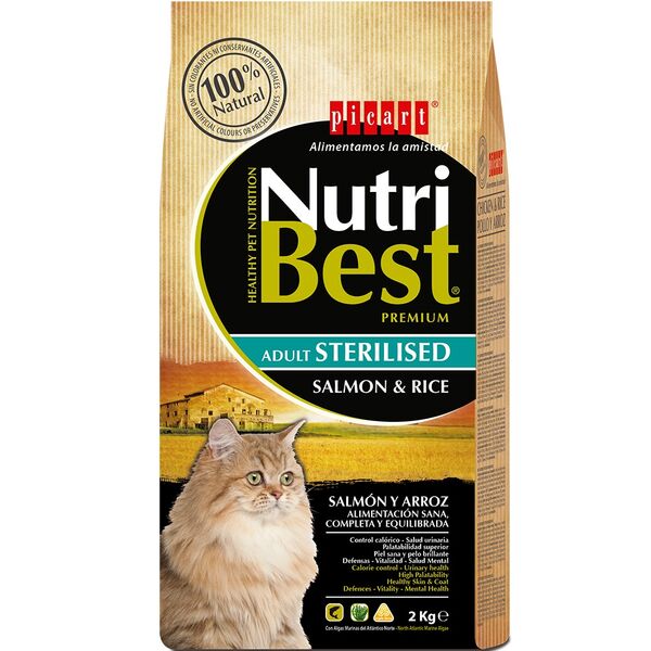 ΚΡΟΚΕΤΑ NUTRIBEST STERILISED SALM&RICE S2