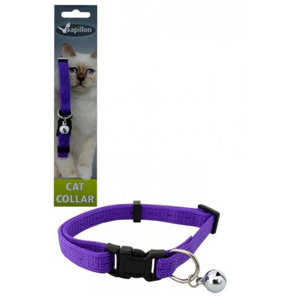 ΡΥΘΜΙΖΟΜΕΝΟ ΚΟΛΑΡΟ ΓΙΑ ΓΑΤΕΣ  ΣΕ ΧΡΩΜΑ ΜΩΒ