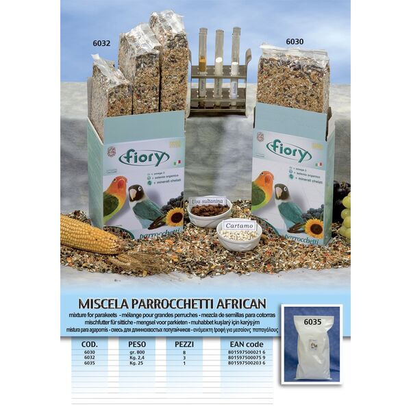 ΠΑΠΑΓ. ΜΕΣΑΙΟΙ MISCELA PARROCCHETTI FIORY 800GR